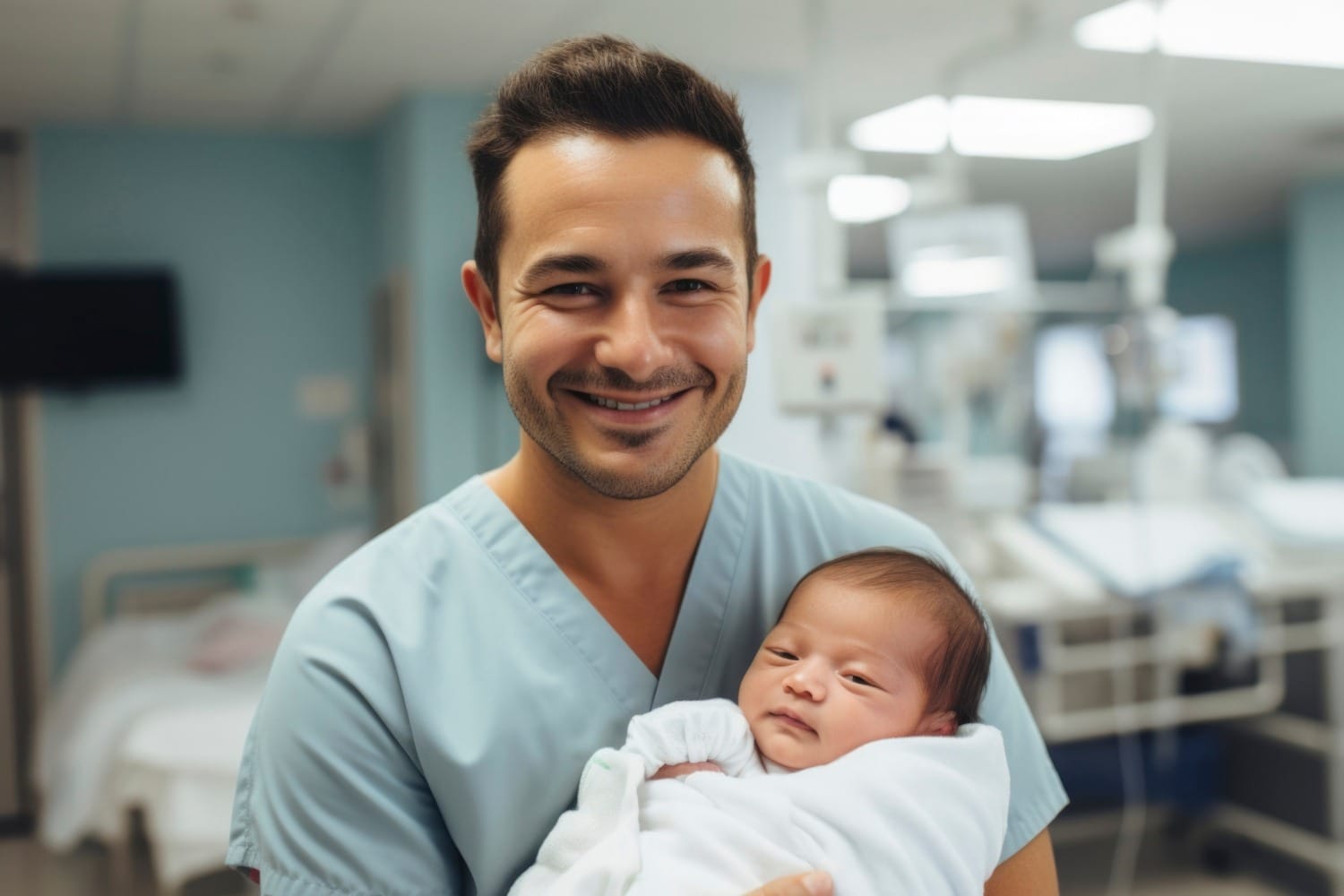 picture of transport of newborn in a plane using babypod20